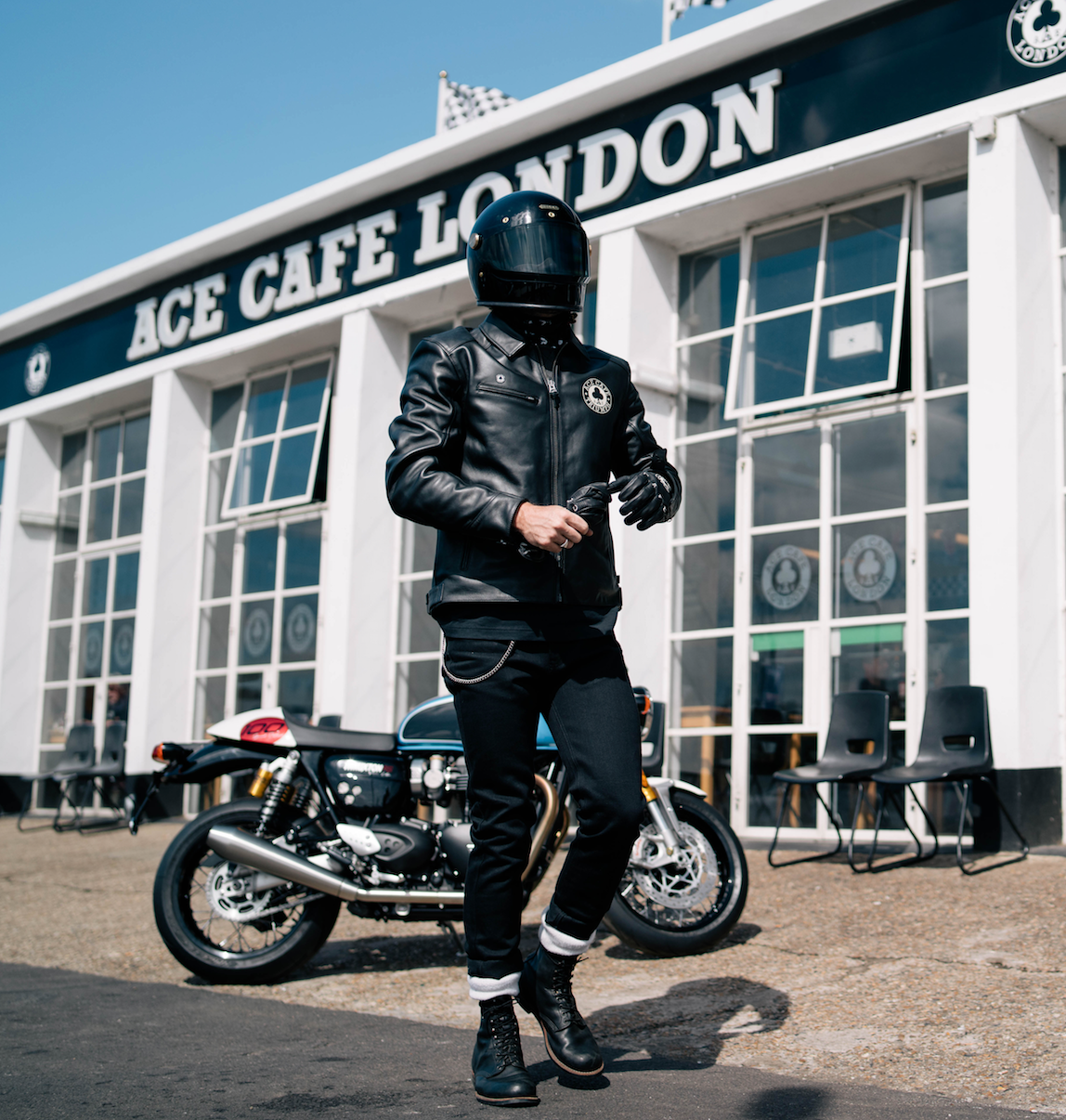 ACE CAFE MOTORCYCLE LEATHER JACKET MLES23800