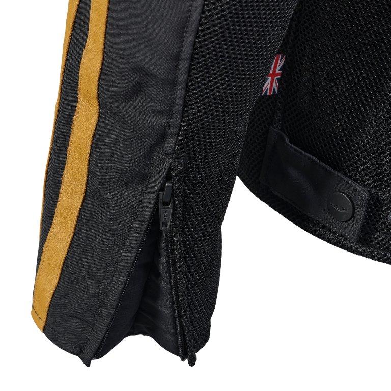 GIACCA BRADDAN RETRO MESH BLACK/GOLD MTES25302