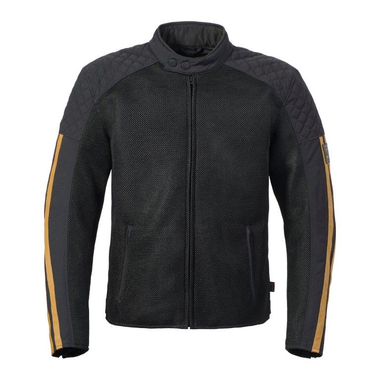 GIACCA BRADDAN RETRO MESH BLACK/GOLD MTES25302