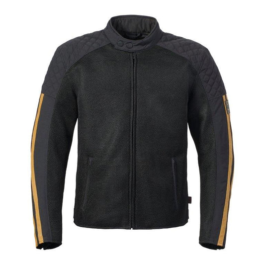 GIACCA BRADDAN RETRO MESH BLACK/GOLD MTES25302