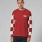 MAGLIA HARKER L/SLEEVED RED MTLS24133